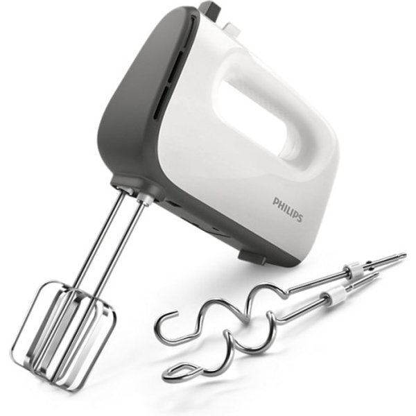 Philips HR3740/00 5000 Series Hand Mixer, White and Grey