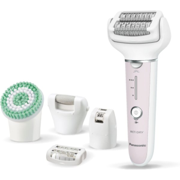 Panasonic ES-EY80 Depilatore Bianco, Rosa