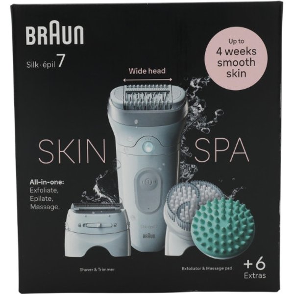 Braun Silk-épil 7 7-081 epilator 40 tweezers White