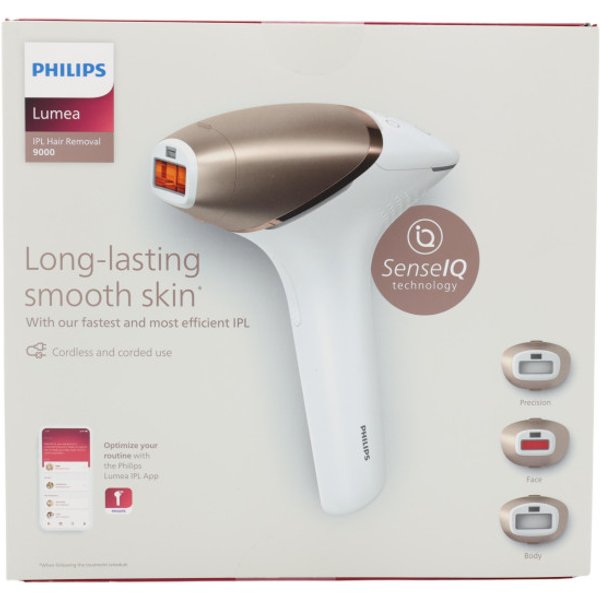 Philips Lumea IPL 9000 Serie BRI955/00 Dispositivo per l'epilazione IPL: rimani senza peli più a lungo