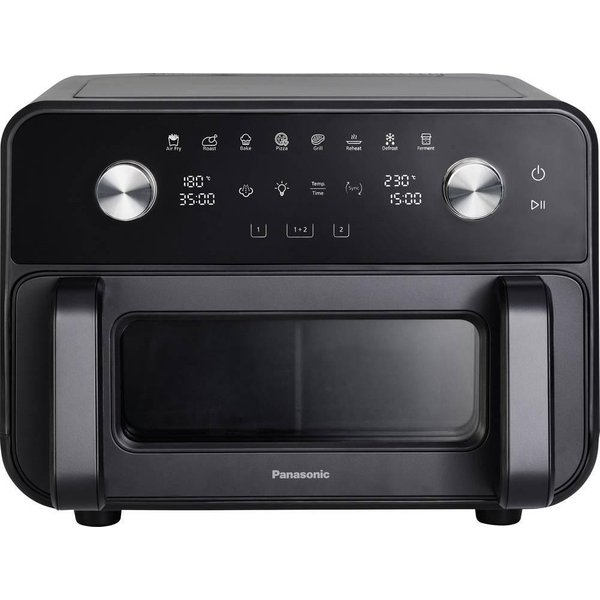 Panasonic NF-BC1000KXE Air Fryer with Doppelkorb and FLEX-Schublade 9.6l 2450W Antihaftbeschichtung,