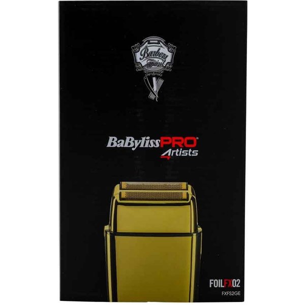 BaByliss FXFS2GE PRO 4Artists Double Foil Shaver gold