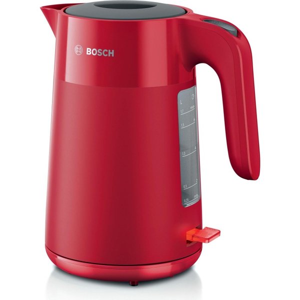 Bosch TWK2M164 elkedel 1.7 L 2400 W Sort, Grå, Rød