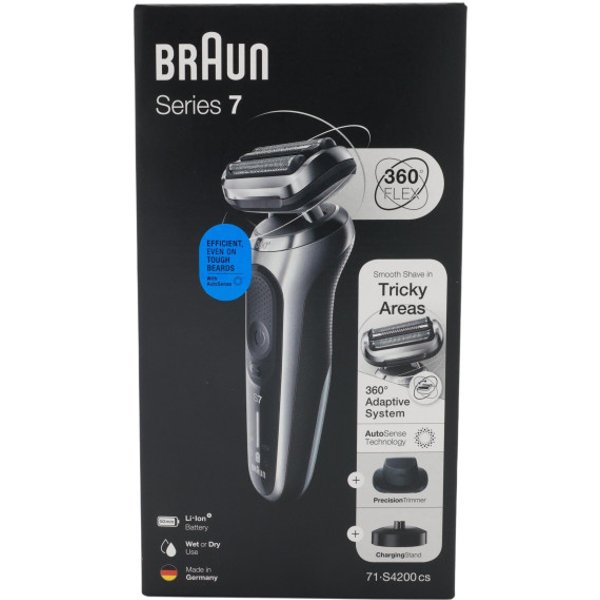 Braun Series 7 71-S4200cs Foil shaver Trimmer Black