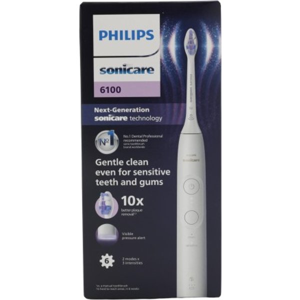 Philips Series 6100 HX7400/01 Genopladelig Sonic Elektrisk Tandbørste -