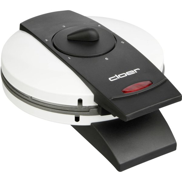 Cloer 261 Waffeleisen 800 W Schwarz, Weiß