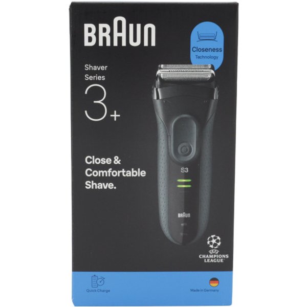 Braun Serie 3 3000S Rasoio a lamina Grigio
