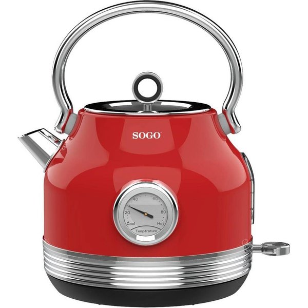 Sogo KET-SS-7760 electric kettle 1.8 L Red