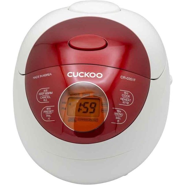 Cuckoo CR-0351F Cuiseur de riz ROUGE 0.54 L 425 W Rouge, Blanc