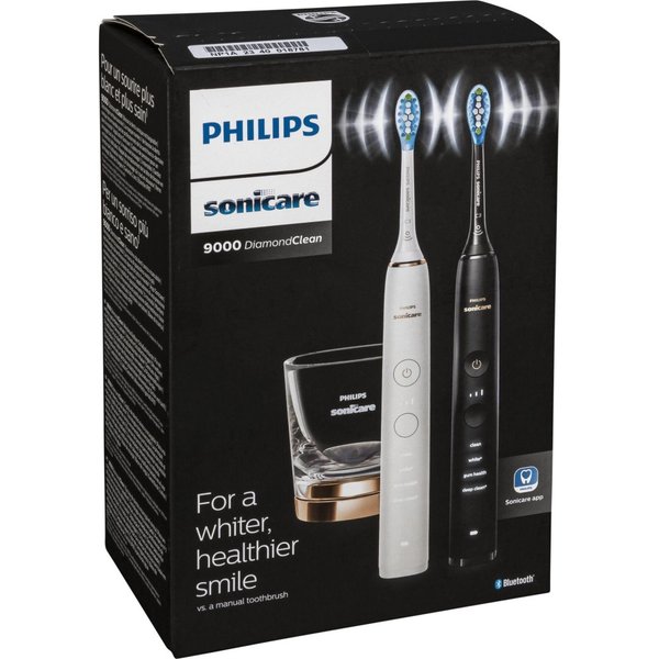 Philips Sonicare DiamondClean 9000 série DiamondClean 9000 HX9914/57 2-pack brosse à dents électrique sonique avec