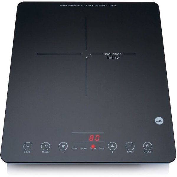Wilfa ICP-1800B Black Countertop Zone induksjonstopp 1 sone(r)