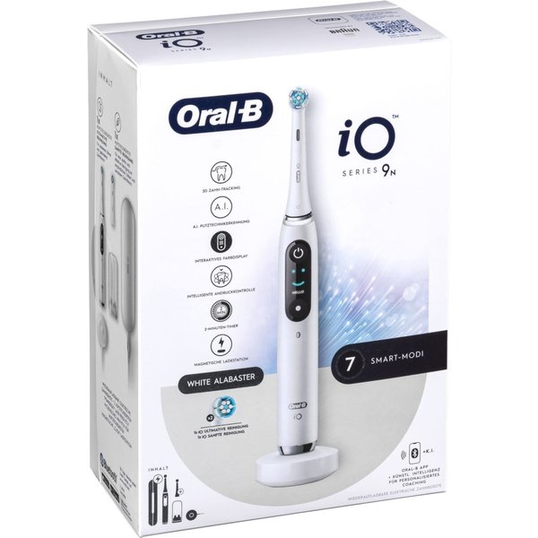 Oral-B iO 9N Brosse à dents vibrante pour adulte Blanc