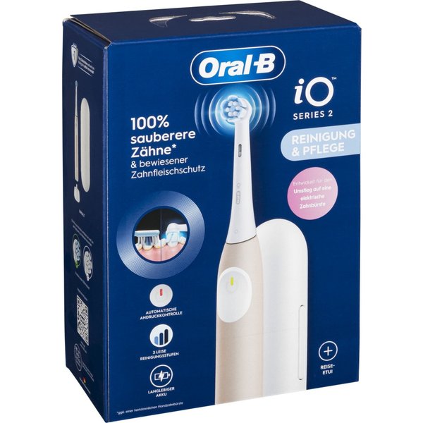 Oral-B 2 iO Adult Vibrating toothbrush Pink, White