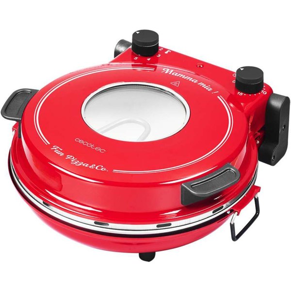 Cecotec Fun Pizza&Co Mamma Mia Vista pizza maker/oven 1 pizza(s) 1200 W Red