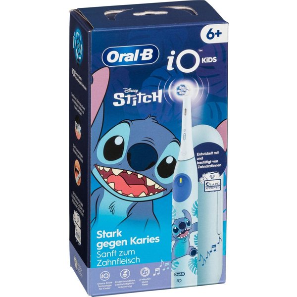 Oral-B iO Kids Stitch Kinder-Zahnbürste mit Rotation Blau