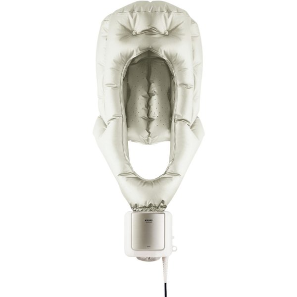 Krups CF 6000 Ionen-Hauben-Trockenhaube mit Reisetasche 600W - weiß