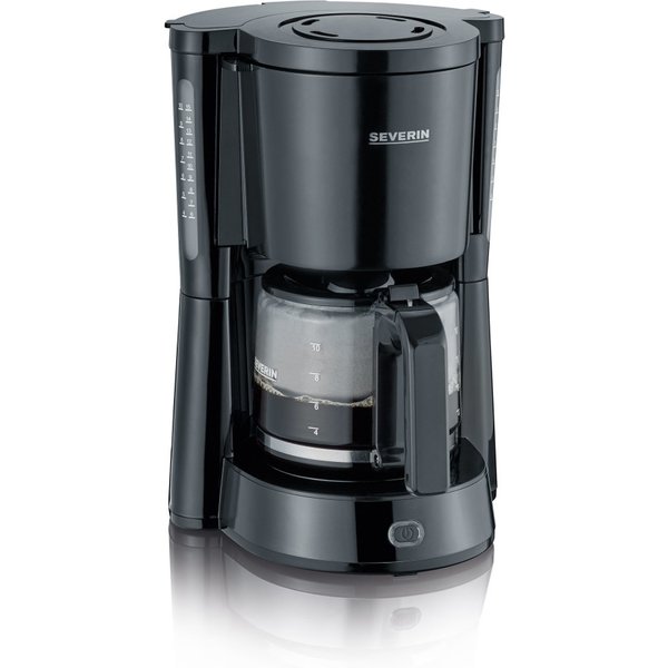 Severin KA 4815 Kaffebryggare Svart Kapacitet Koppar=10 Varmhållningsfunktion
