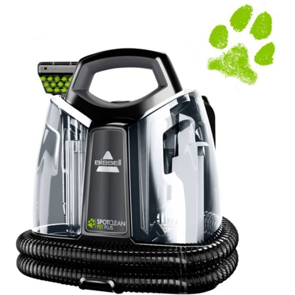 Bissell SpotClean Pet Plus Teppichreinigungsmaschine Nass&trocken Schwarz, Transparent