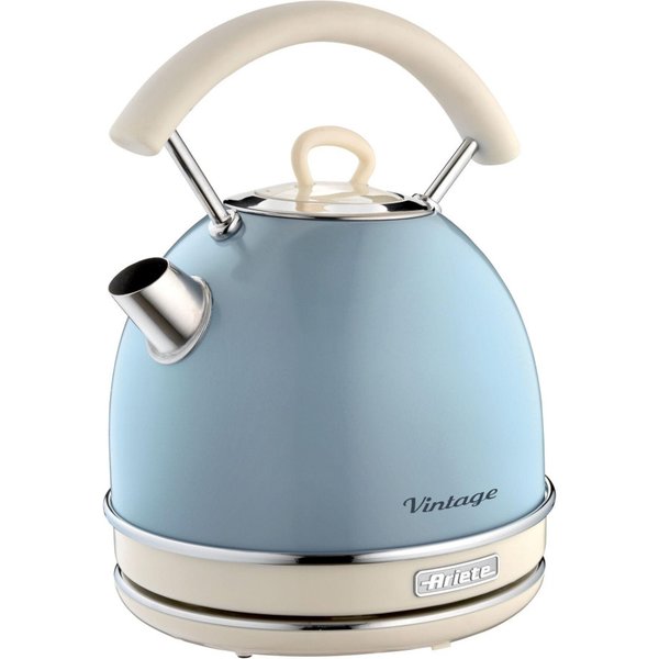 Ariete 2877 Bouilloire Vintage, 1,7L, Sans fil, Bleu