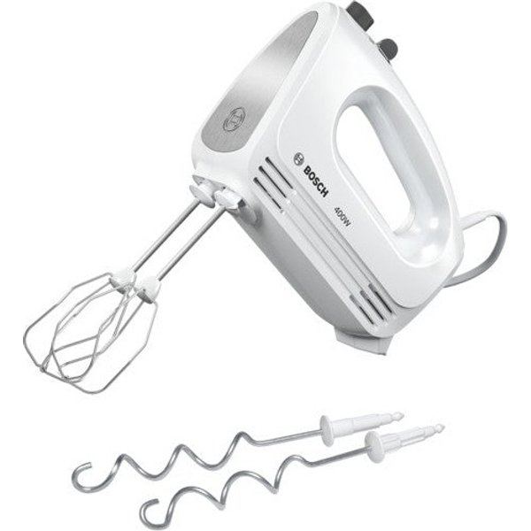 Bosch MFQ24200 mixer Hand mixer 400 W Brushed steel, White