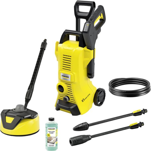 Kärcher K 3 Power Control Home T 5 högtryckstvätt stående elektrisk 380 l/h 1600 W svart, gul