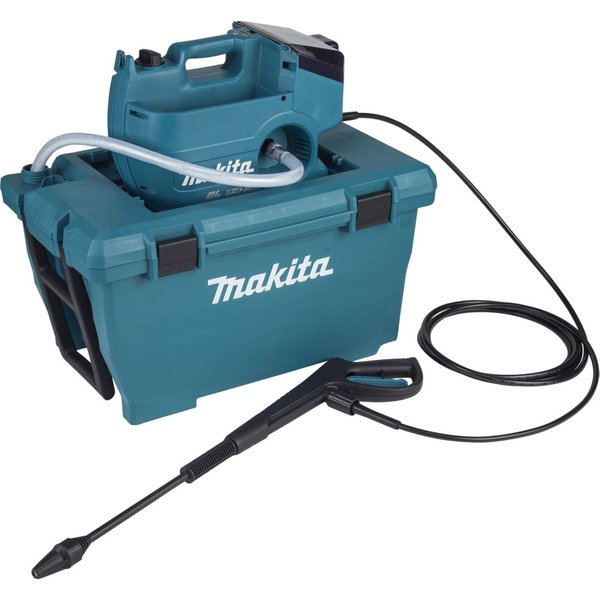 Makita DHW080ZK högtryckstvätt upprätt batteri 380 l/h svart, blå