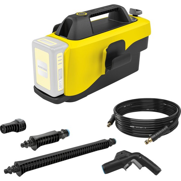 Kärcher OC 6-18 idropulitrice verticale a batteria 200 l/h Nero, Grigio, Giallo