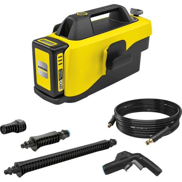 Kärcher OC 6-18 AKKU-SET Hochdruckreiniger Compact 200 l/h Schwarz, Grau, Gelb