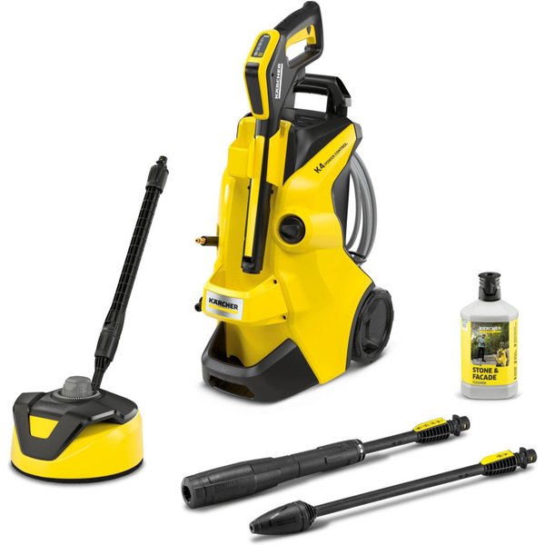 Kärcher K 4 Idropulitrice Power Control Flex Home verticale elettrica 420 l/h Nero, Giallo