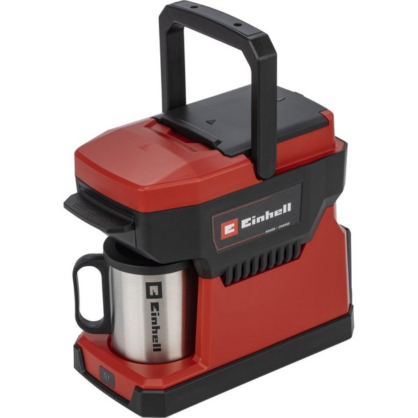 Einhell TE-CF 18 Li-Solo Power X-Change Koffiezetapparaat Rood Capaciteit koppen: 1 Met filterkoffie-functie