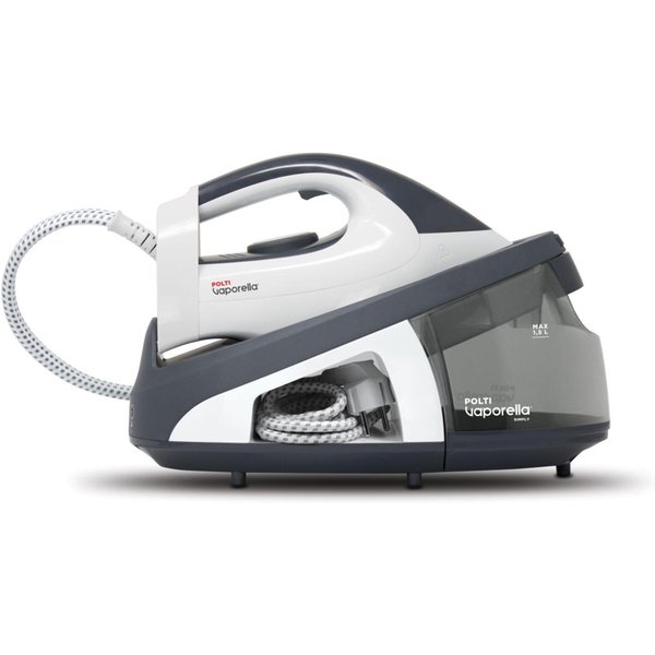 Polti Vaporella Simply VS10.10 Pump-driven steam ironing station 2200 W 1.5 L Ceramic soleplate Grey, White