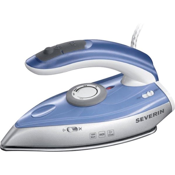 Severin BA 3234 Travel Steam Iron - Silver/Blue