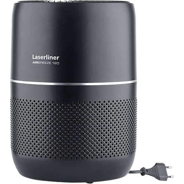 Laserliner 085.120A AirBreeze 120 Luchtreiniger 30 m² Zwart