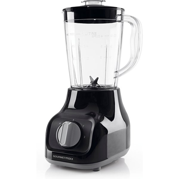 GourmetMaxx 10998 Frullatore, 350 W, Nero