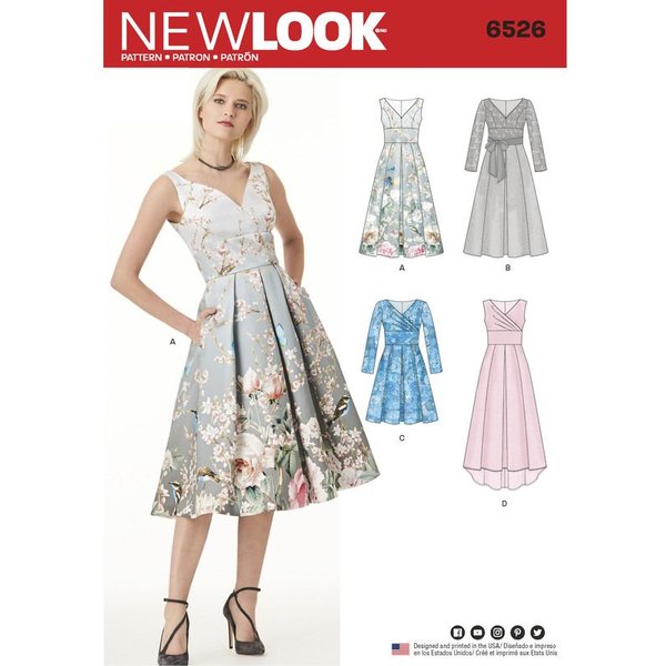 Patron New Look 6526 - Robe