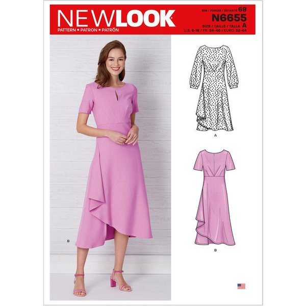 Patron New Look 6655 - Robe