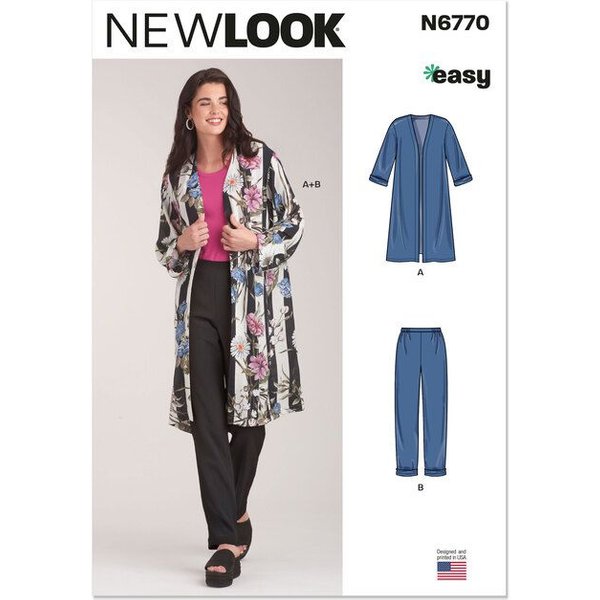 Patron New Look 6770 - Veste et pantalon