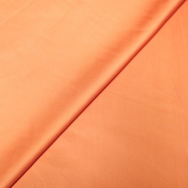 Satin Coton & éLasthanne - Orange-image