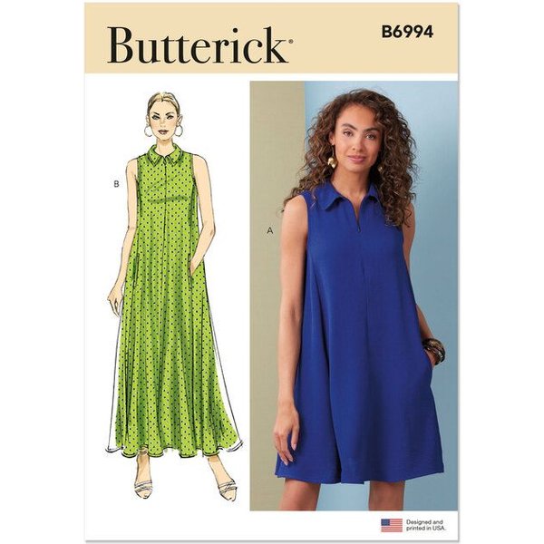 Patron Butterick 6994/H5 - Robe Ample-image