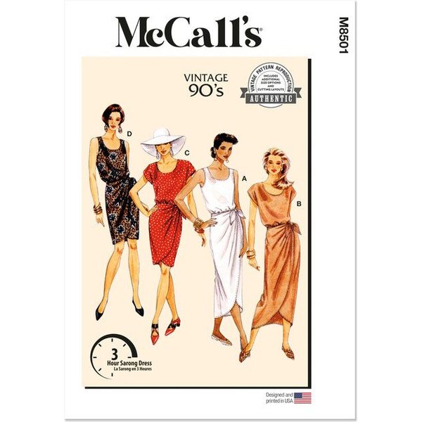 Patron Mccall's 8501.D5 - Robe Sarong-image