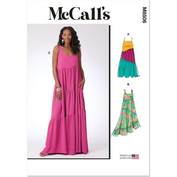 Patron McCall's 8506.K5 - Robes asymétriques