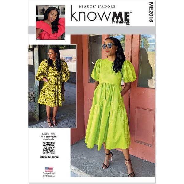 Patron Knowme 2016.K5 - Robe Misses' Par Beaute' J'adore-image