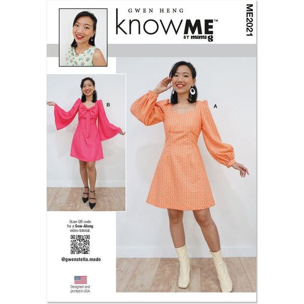 Patron Knowme 2021.K5 - Robe Misses' Par Gwen Heng-image