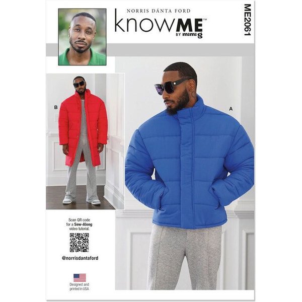 Patron KnowMe 2061.AA - Doudoune pour homme