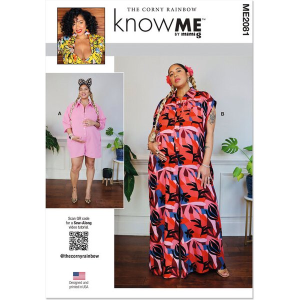 Patron Knowme 2081.K5 - Combinaison Et Romper De Maternité-image