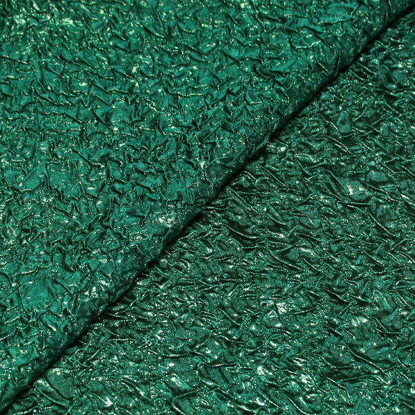 Tissu Brocart - Vert (Coupon De 4,60 MèTres)-image