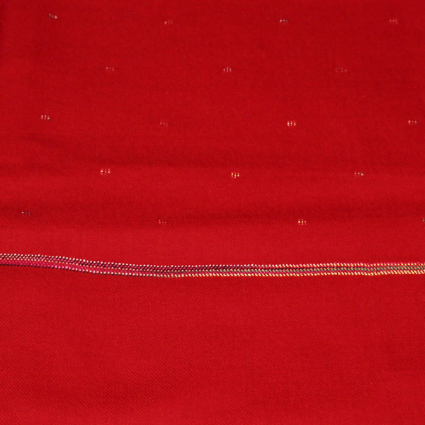 ÉTole 100% Laine Vierge - Rouge DéTails Multicolore-image