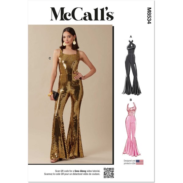 Patron McCall's 8534.U5 - Combinaison élégante pour femme