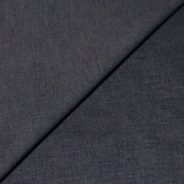 Jean's chambray coton & élasthanne - Bleu