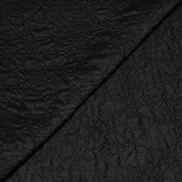 Jacquard Cloqué - Noir (Coupon De 1.50 MèTres)-image